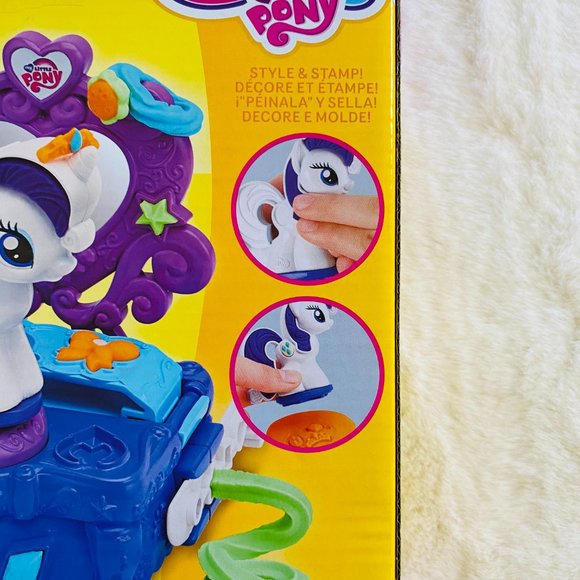 Play-Doh My Little Pony Rarity Style and Spin Playset NEW. - Picture 7 of 7